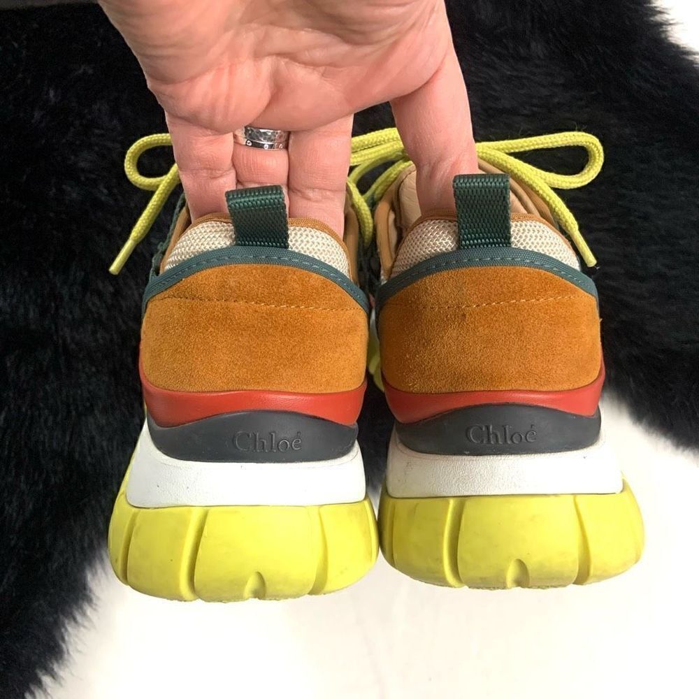 CHLOE Blake Low Top Sneakers (Sz 41) - Picture 8 of 15